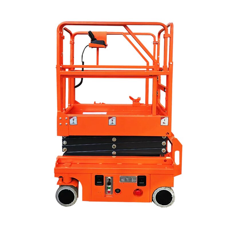 Mobile Scissor Lift Manufacturer - Hot Selling 300kg Mini Hydraulic Self-propelled Adjustable Lifting & Rotating