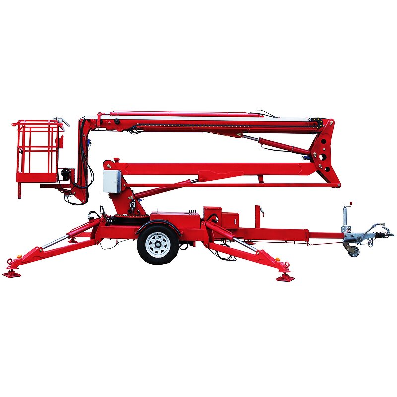Spider Lift Manufacturer - Towable Boom 360 Spin 14m Hydraulic Electric Lifting Table