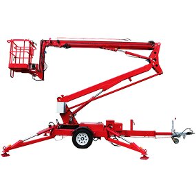 Cherry Picker Manufacturer - Self Propelled Telescopic Arm 12m Towable Boom Lift