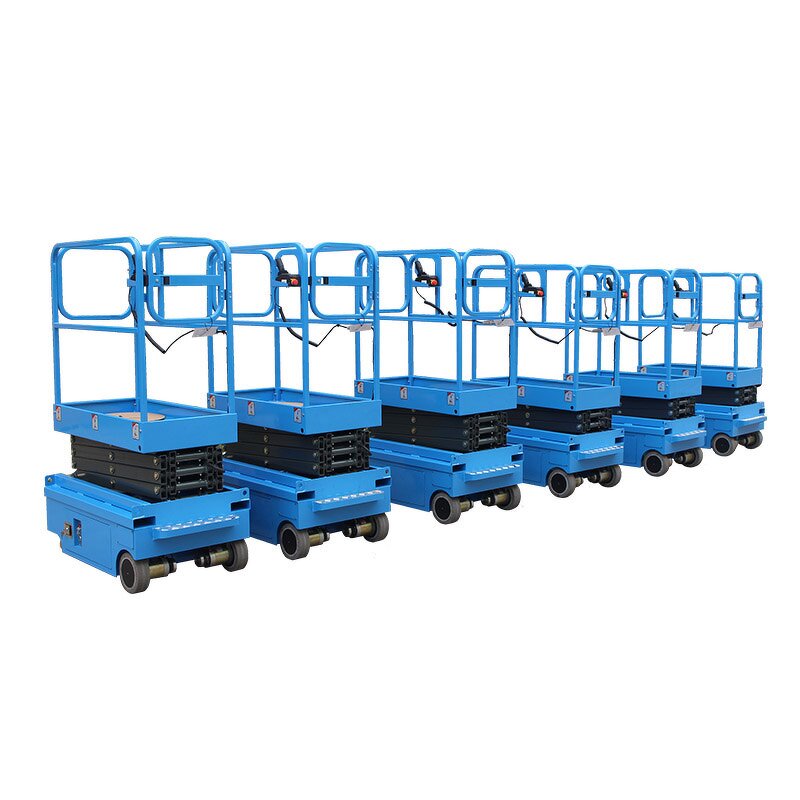 Scissor Lifter Platform Manufacturer - Indoor Mini Body Easy Operation Non-Marking Tyre Battery Power
