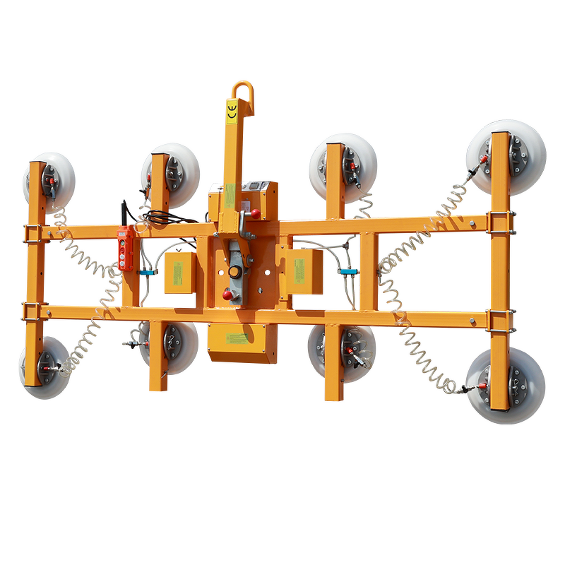 Stone Lifter Manufacturer - H-shape 1000kg Vacuum Tube with 10pcs Suction Cups for Glass