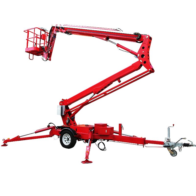 Cherry Picker Manufacturer - Self Propelled Telescopic Arm 12m Towable Boom Lift