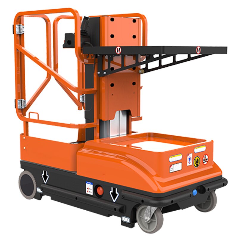 Order Picker Tool Manufacturer - Strong Power 6m Hydraulic Steering Vertical Telescopic Platform Lift 160kg