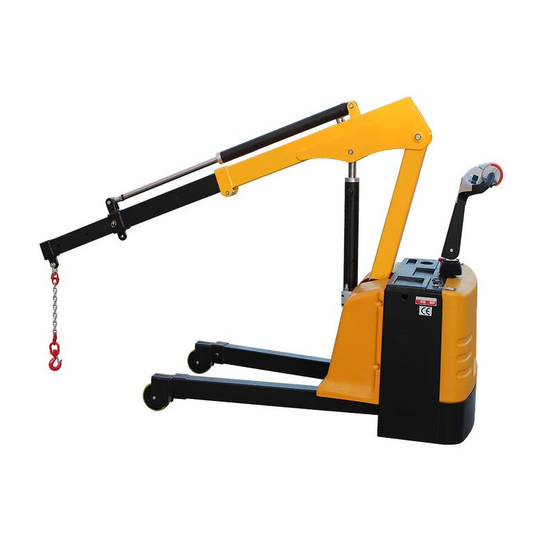 Floor Crane Manufacturer - CE Approved 1200kg Electric Hydraulic Mobile Construction & Engine Lifter