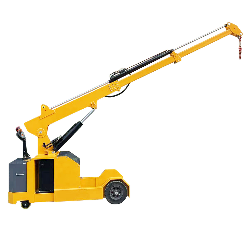 Floor Crane Manufacturer - Movable Battery Powered 750KG 3.56m Electric Hydraulic Plate Lifter