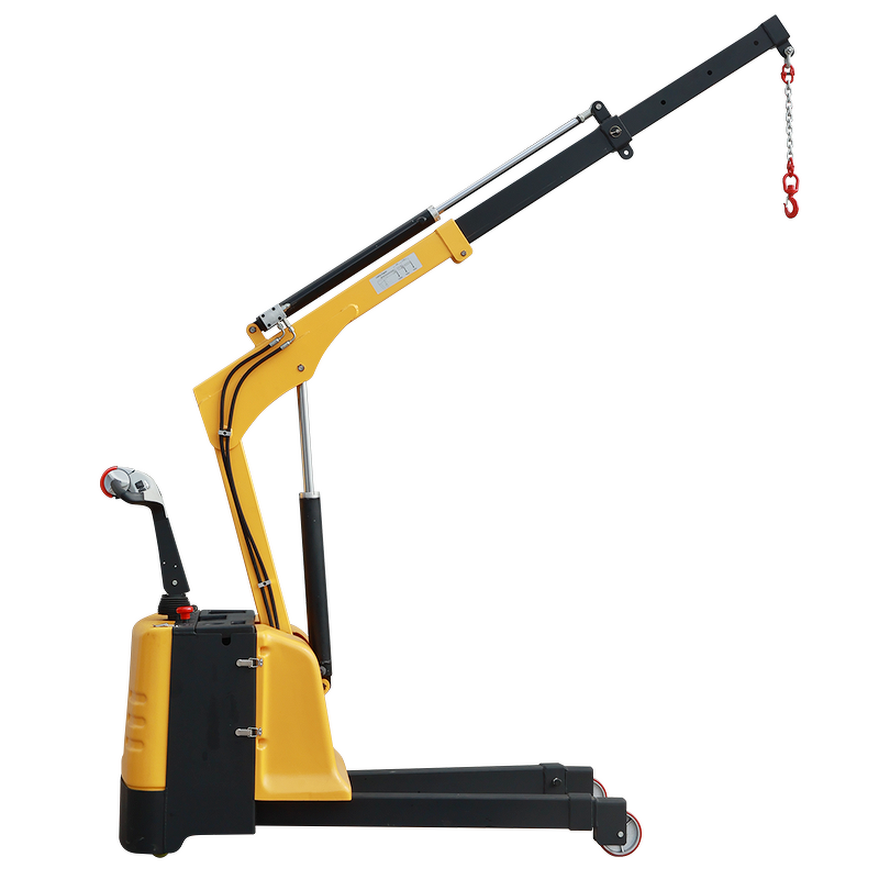 Floor Crane Manufacturer - CE Approved 1 Ton Capacity 3.5m Lifting Height Hook Bob Lift
