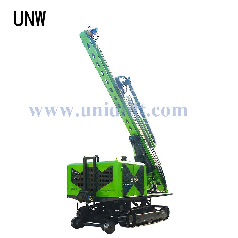 Screw Pile Driver Manufacturer - Construction Machine 6m Hydraulic 360°Rotation Solar