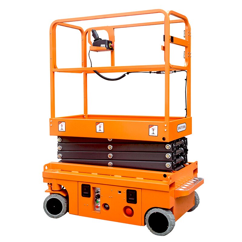 Mobile Scissor Lift Manufacturer - Hot Selling 300kg Mini Hydraulic Self-propelled Adjustable Lifting & Rotating