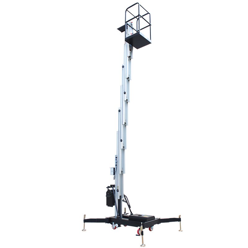 Portable Construction Lift Manufacturer - CE Certified UNW Diesel 6M 7.5M Wheel Lift Hoist