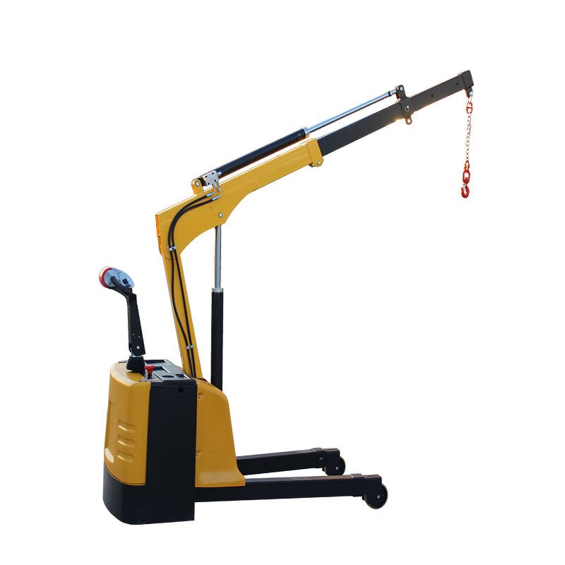 Floor Crane Manufacturer - CE Approved 1200kg Electric Hydraulic Mobile Construction & Engine Lifter
