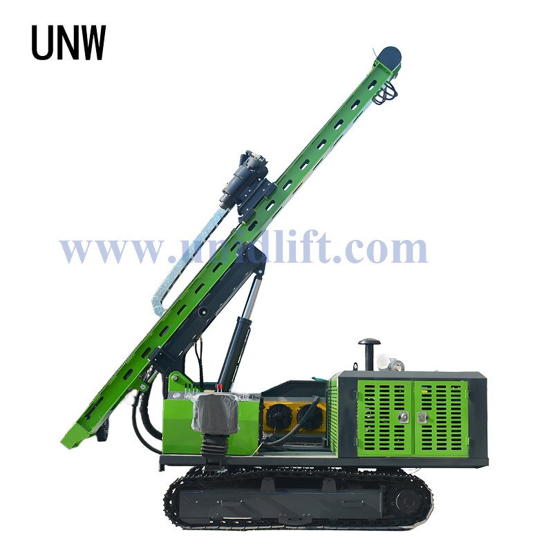 Screw Pile Driver Manufacturer - Construction Machine 6m Hydraulic 360°Rotation Solar