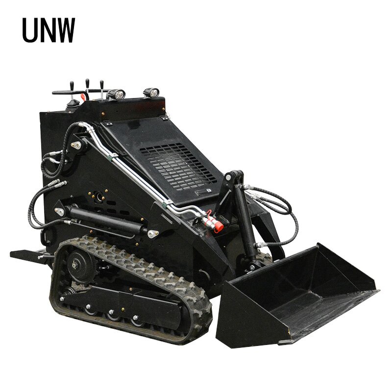 Skid Steer Loader Manufacturer - Triangle Track 400kg Loading Capacity Diesel Power Chinese