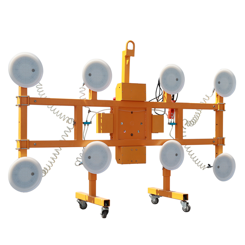 Vacuum Lifter Manufacturer - H Shape 800kg Glass Suction Cup with Remote Control Rotation