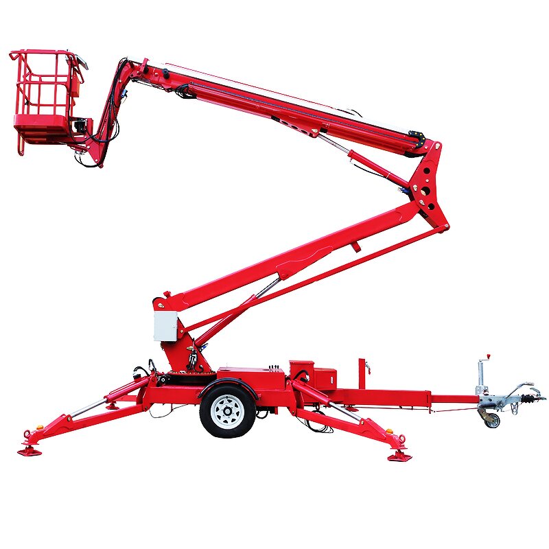 Spider Lift Manufacturer - Towable Boom 360 Spin 14m Hydraulic Electric Lifting Table