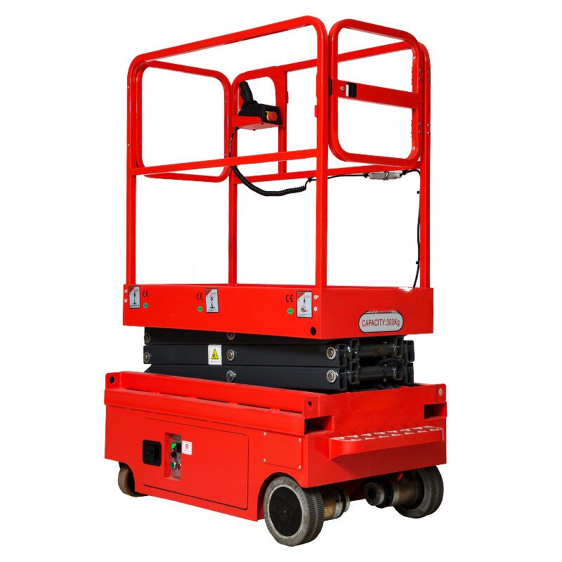 Scissor Lift Table Manufacturer - Work Platform Mini 300kg 4.8m Full Electric Self-propelled