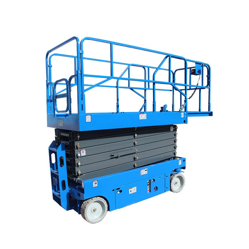 Scissor Lift Manufacturer - Hydraulic with Electric 24V Power Compact Structure Intelligent Battery Charger
