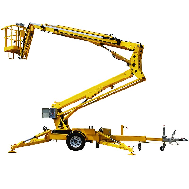 Cherry Picker Manufacturer - Ladder Type Boom Lift with Basket 18m Hydraulic Machine