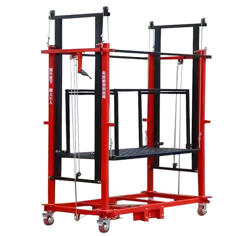 Electric Scaffolding Lifting Platform Manufacturer - UNW Multiple Modules Foldable Aluminium 6m