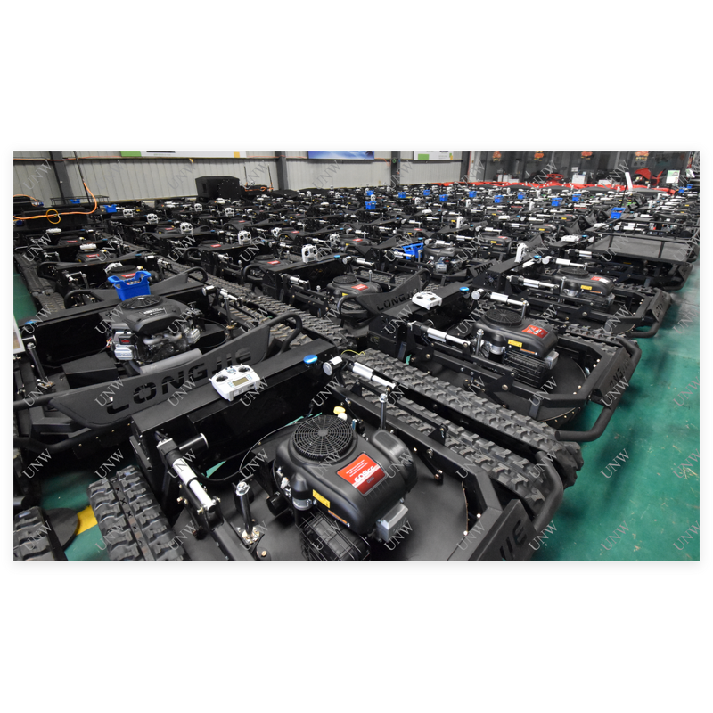 Robot Lawn Mower Manufacturer - Garden Grasses Riverbanks Mini Electric Gasoline Crawler Tracked