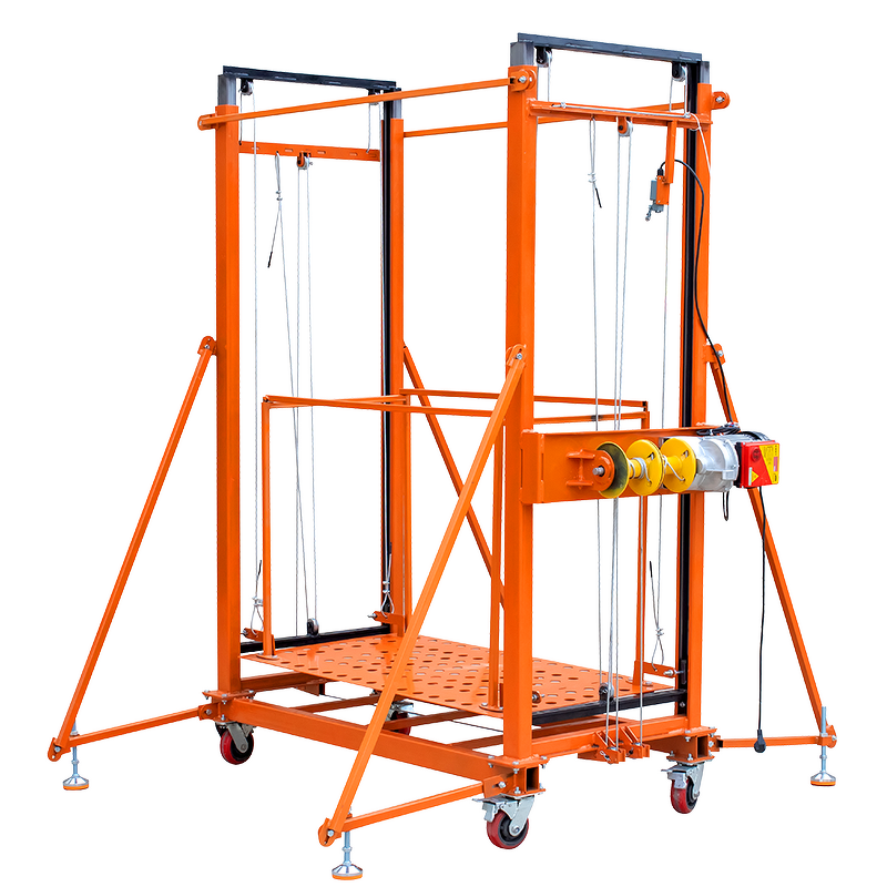 Electric Scaffold Manufacturer - UNW Foldable Rental Hydraulic Automatic Lifting for Construction