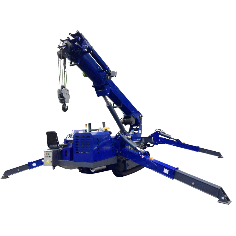 Spider Crane Manufacturer - Electric Diesel Power 8-14 Ton Track Mounted 5.8-25 Meters Lifting Height