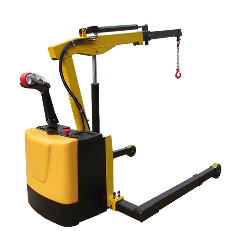 Floor Crane Manufacturer - Self-propelled Full Electric 3.18M with Electric Rotation 900kg