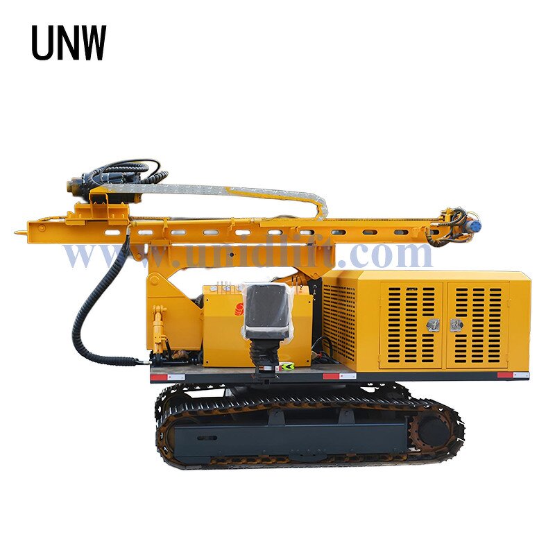 Screw Pile Driver Manufacturer - Construction Machine 6m Hydraulic 360°Rotation Solar