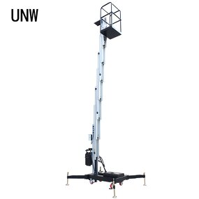 Aluminum Lifter Platform Manufacturer - 150kg Indoor Outdoor Use Telescopic 4.7m 8m 10.4m