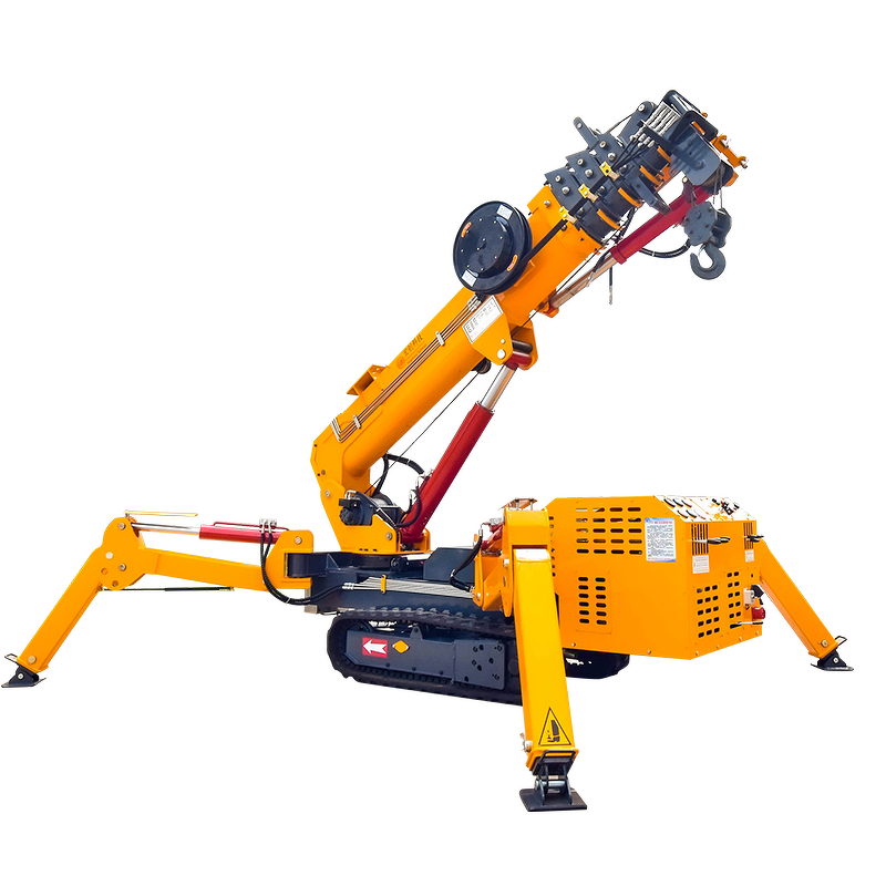 Spider Crane Manufacturer - Multi-functional 2ton 7m Remote Control Crawler