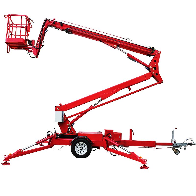 Boom Lift Manufacturer - High End Towable Machine 12m Hydraulic for Sale