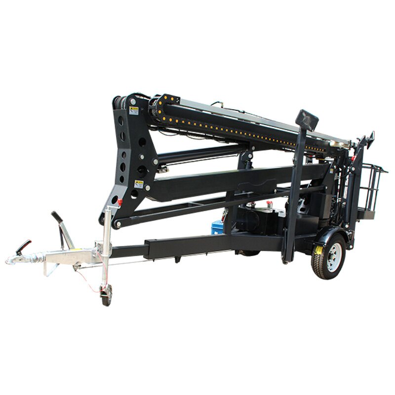 Spider Lift Platform Manufacturer - 24m Hot Sell Towable Vehicle Mounted with 360 Rotation