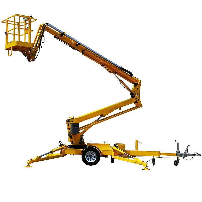 Cherry Picker Manufacturer - Ladder Type Boom Lift with Basket 18m Hydraulic Machine
