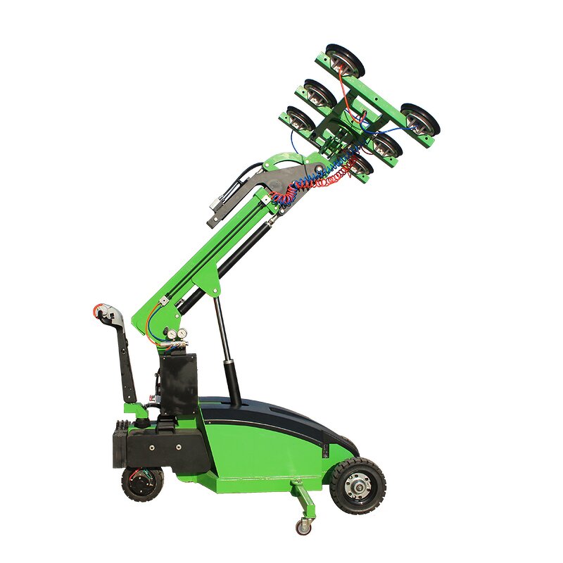 Telescopic Boom Lifter Manufacturer - Mobile 3.5M 5M Hydraulic with Rubber Suction Cups