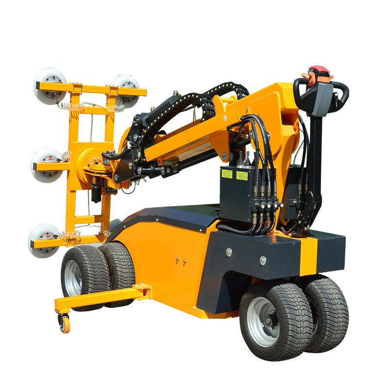Glass Lifting Equipment Manufacturer - Big Wheels 800Kg 8pc Off-road Rotation Vacuum Panel Lifter