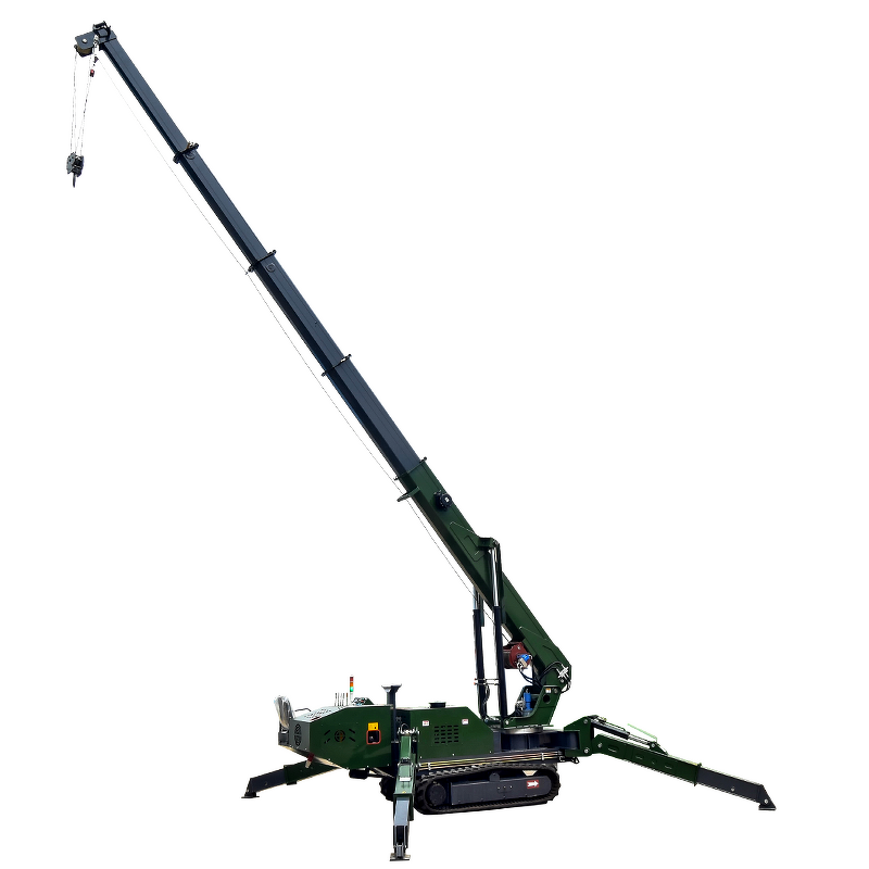 Spider Crane Manufacturer - 2024 New 12 Ton Super Performance Foldable Boom Crawler Remote Control Diesel
