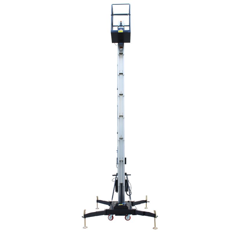 Portable Construction Lift Manufacturer - CE Certified UNW Diesel 6M 7.5M Wheel Lift Hoist