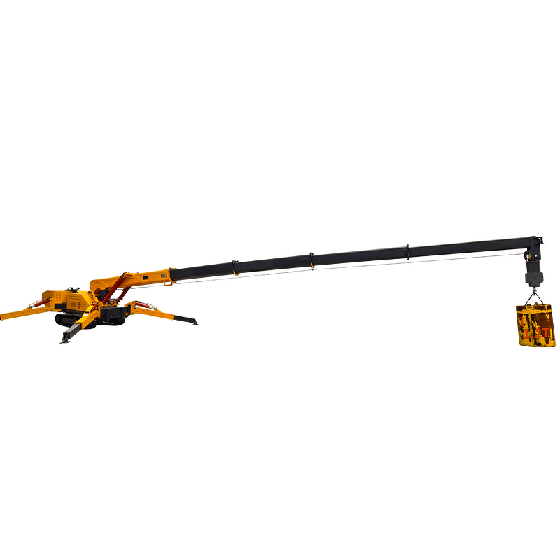 Spider Crane Manufacturer - Hot Sale Construction Hydraulic Crawler 10ton 22m Dual Power with Long Arm