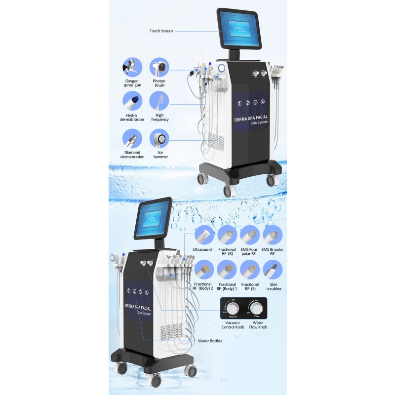 Hydrodermabrasion Machine Manufacturer - Professional 14 in 1 Cleaning
