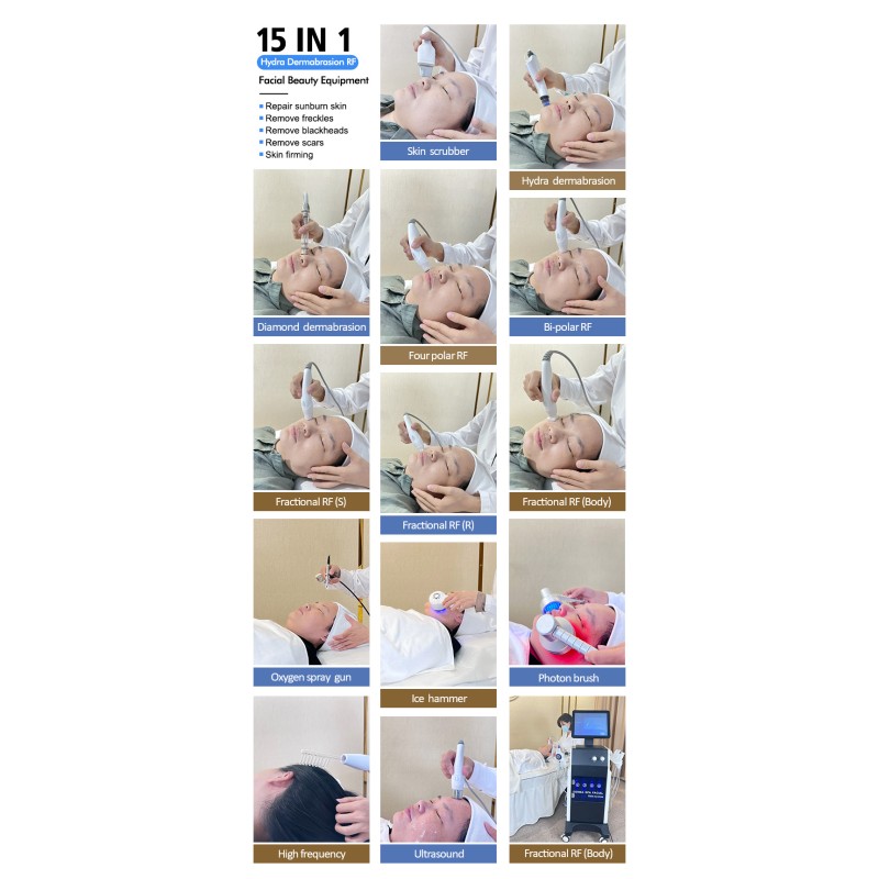 Hydrodermabrasion Machine Manufacturer - Professional 14 in 1 Cleaning