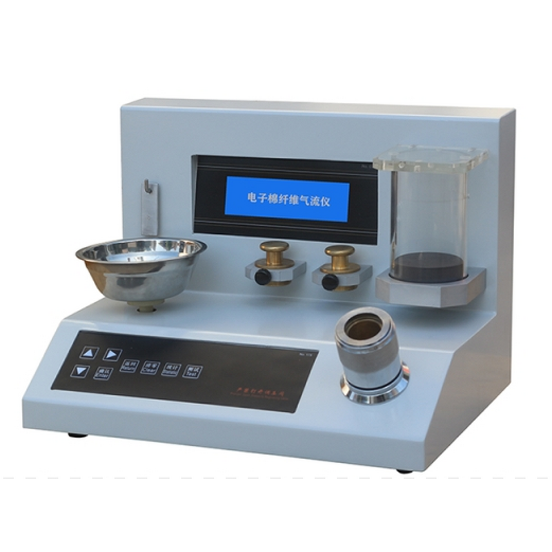 Micronaire Value Tester - Cotton Fiber Airflow Electronic Textile