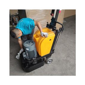 Concrete Floor Grinder - Hand Held Grinding with Propane Vacuum