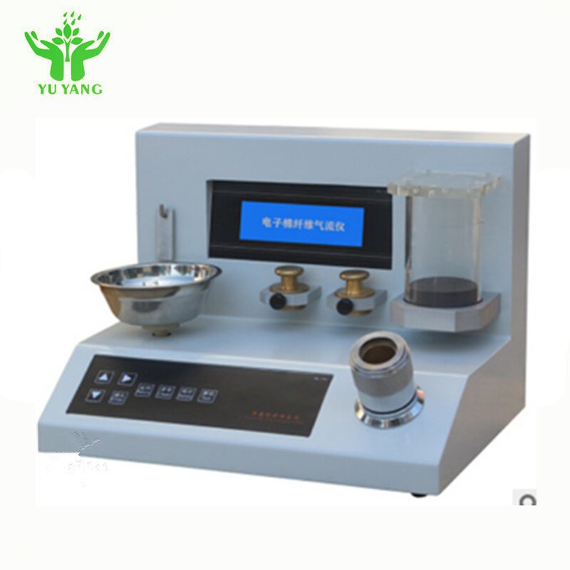 Micronaire Value Tester - Cotton Fiber Airflow Electronic Textile