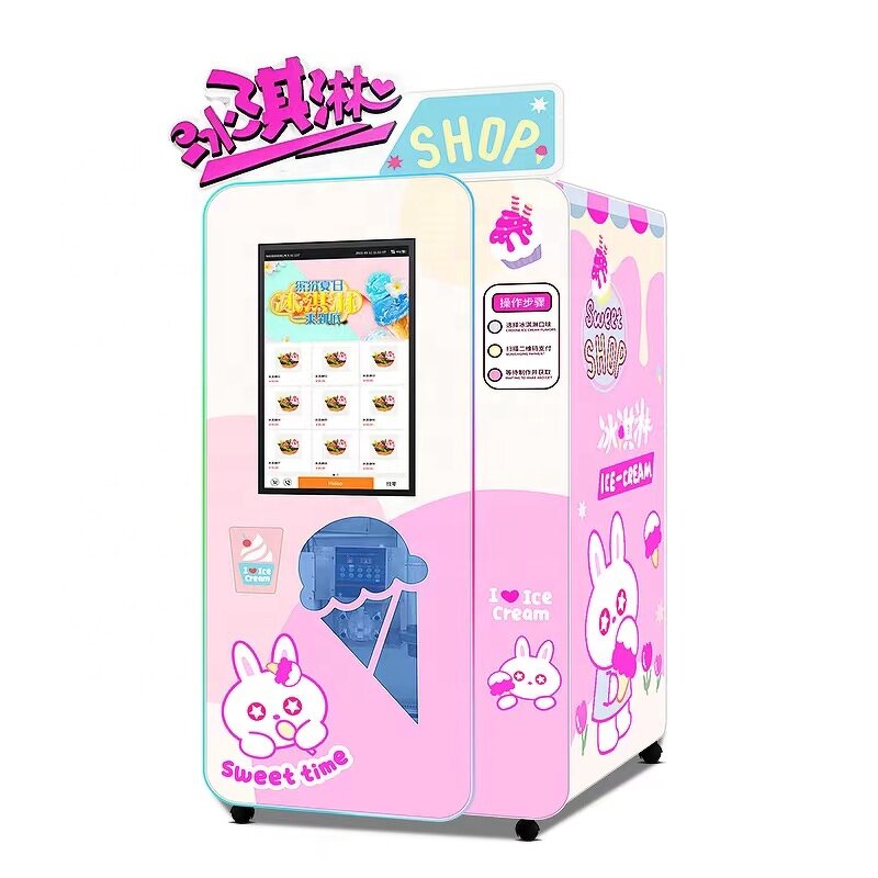 Soft Ice Cream Vending Machine - Commercial Snack Machines Manufacturer