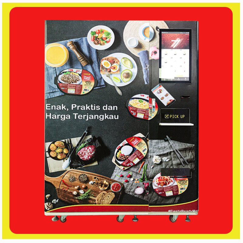 Food Vending Machine - Automatic for Fast Food Box Lunch Products