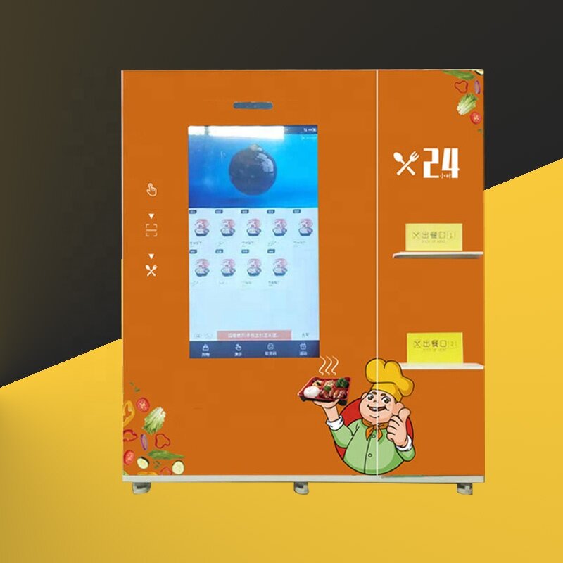 Pizza Vending Machine - Touch Screen Coin Credit Card Reader with SDK