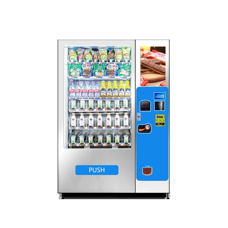 Coffee Vending Machine - Coins Washing Popcorn