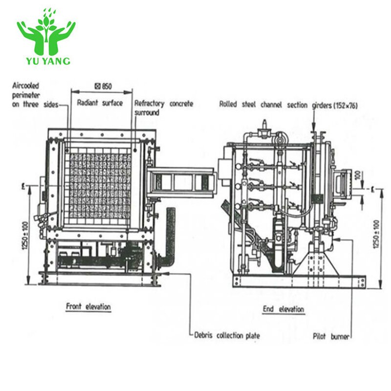 Building Material Test Apparatus - Surface Flame Spread BS 476 Part 7