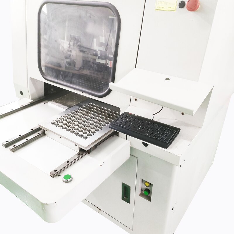 LED Bulb Assembly Machine - Automatic Desktop Mounter Pick and Place