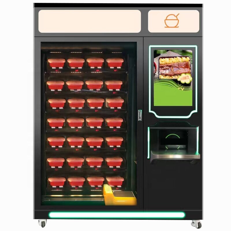 Pizza Vending Machine - Touch Screen Coin Credit Card Reader with SDK