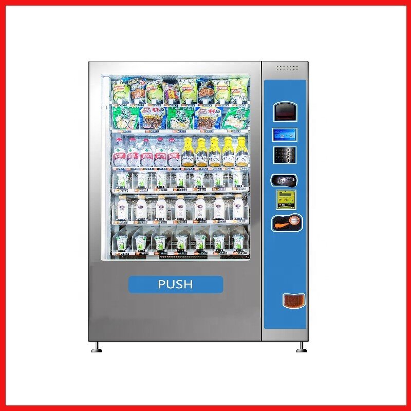 Vending Machine - Touch Screen Steel Snacks Coffee Multiple Systems